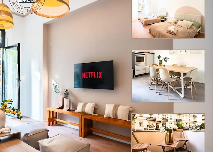 2 Bedroom - Terrasse - Wifi - Kaffee - Zentral - Ruhig - Business Apartament